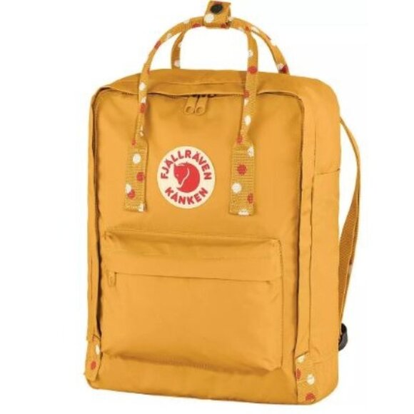 Fjallraven Kanken Style 23510 Ochre Confetti Pattern Backpack Tote NWB $90 - Picture 1 of 9